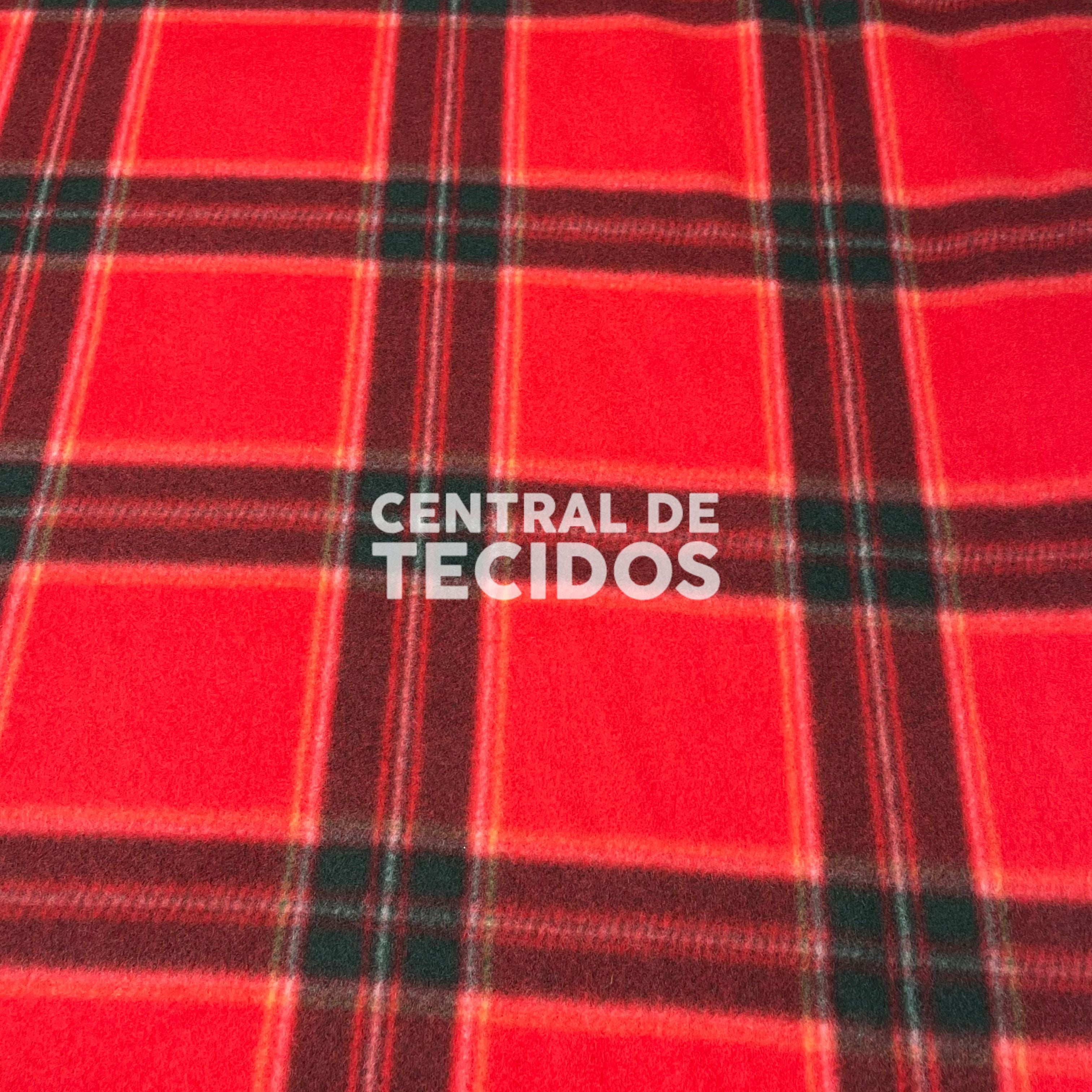 Soft Térmico Xadrez Vermelho e Preto