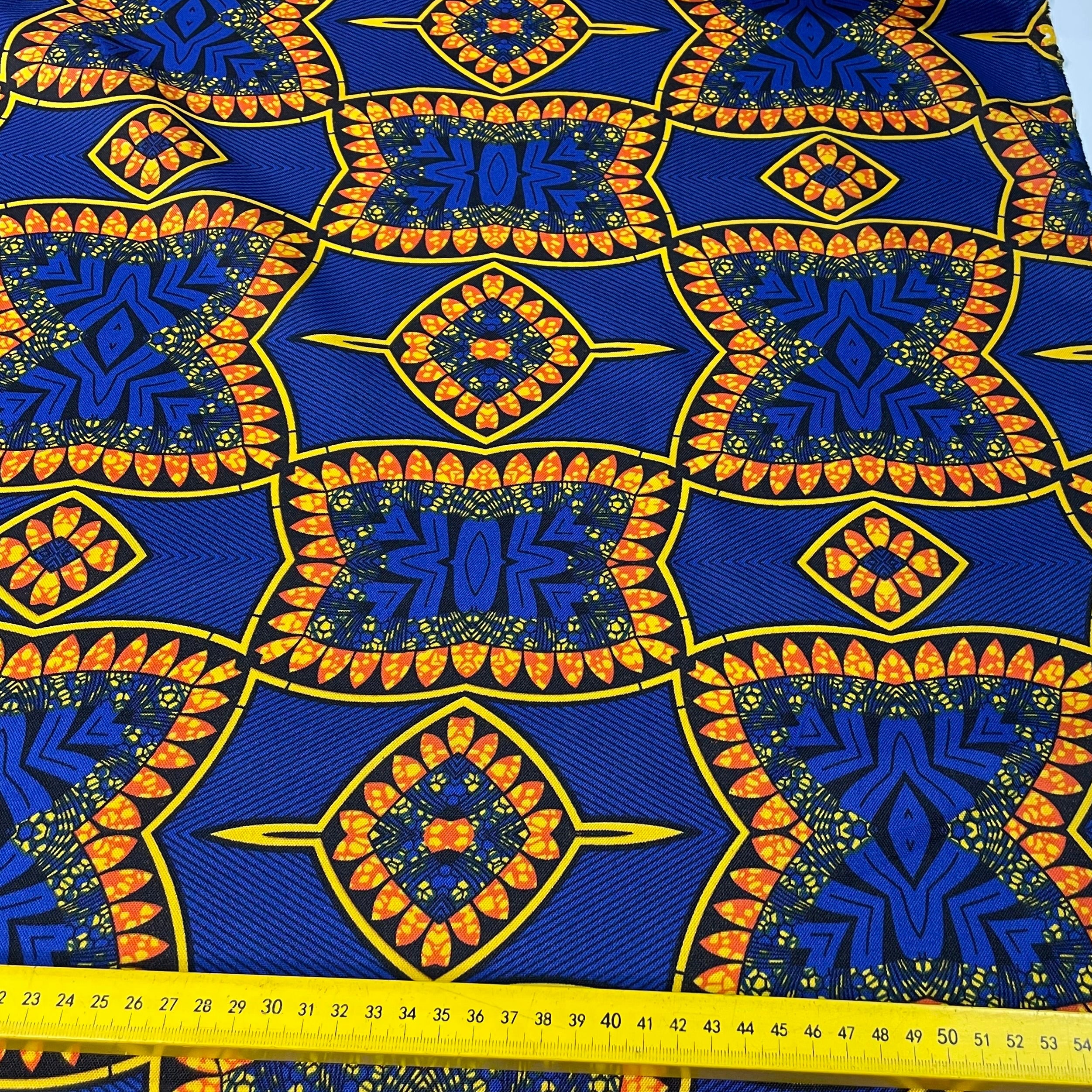 Oxford Étnico Esmeralda Amarelo e Azul