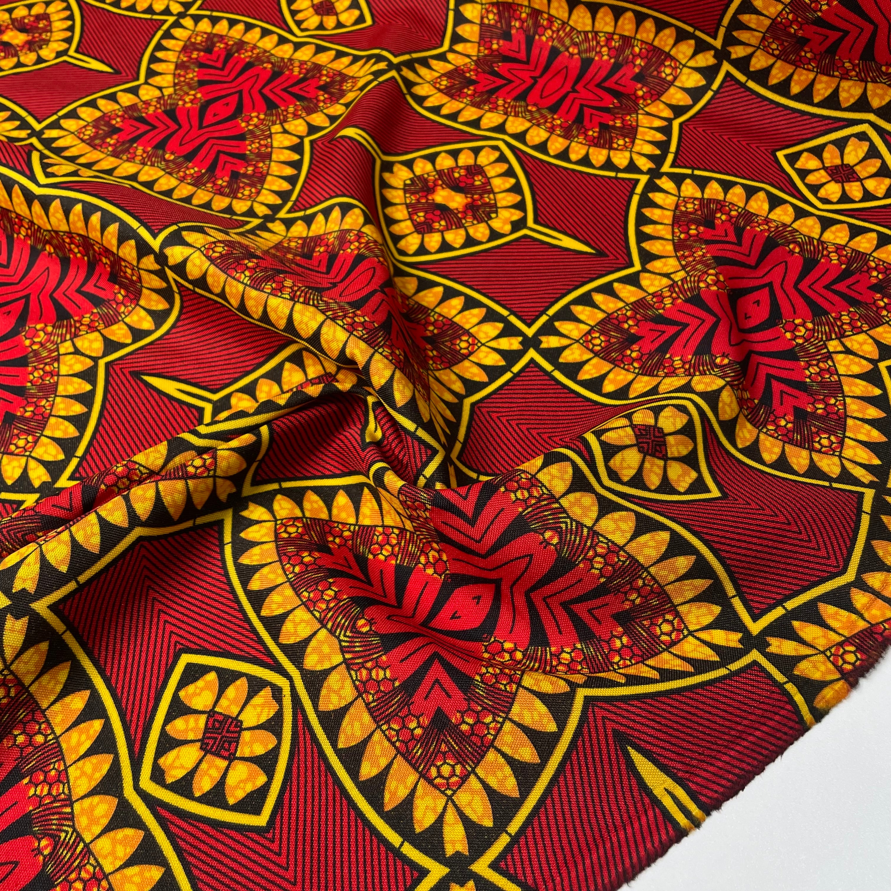Oxford Étnico Esmeralda Amarelo e Vermelho