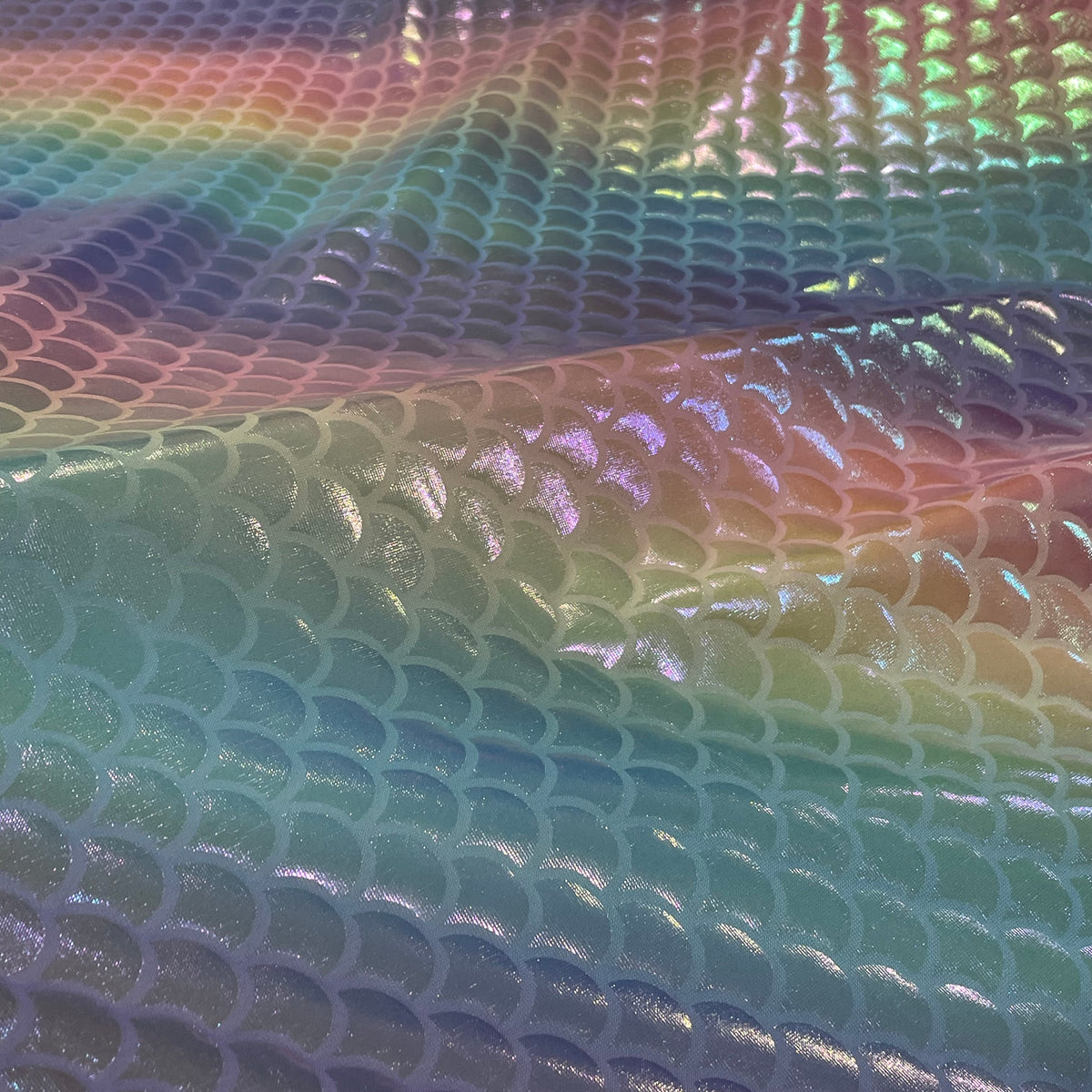 Malha Holográfica Sereia Arco-Íris