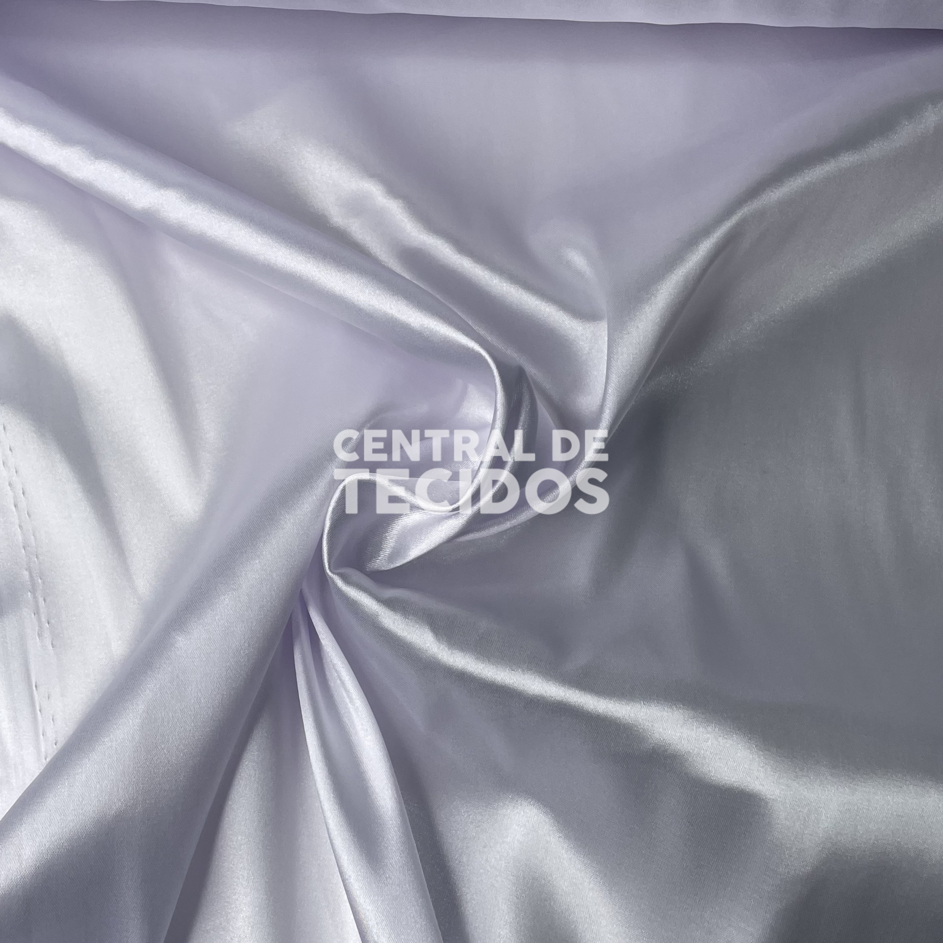 Cetim com Elastano Branco