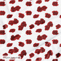 Oxford Digital Rosas Vermelhas Fundo Branco