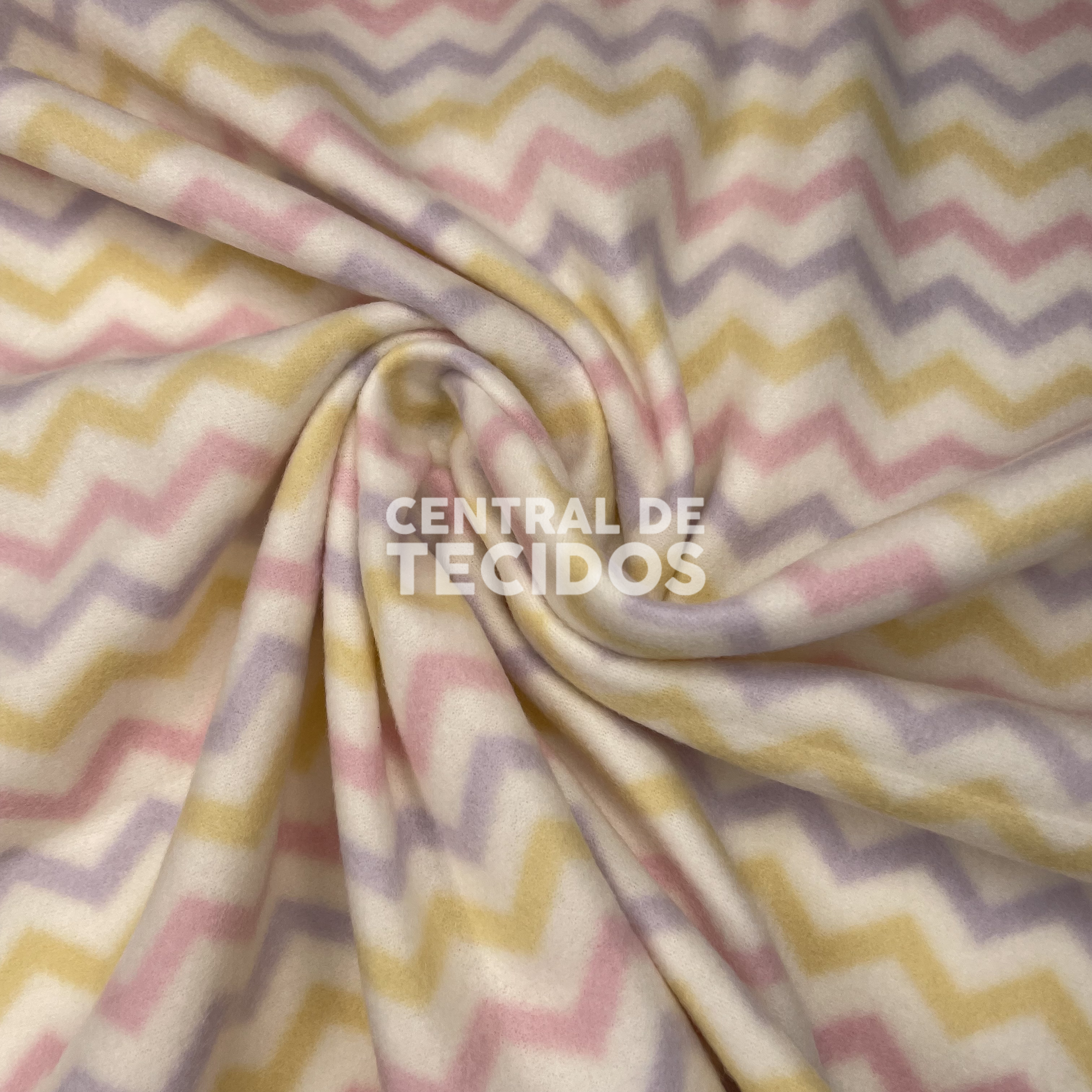 Soft Térmico Zig Zag Rosa Roxo e Amarelo