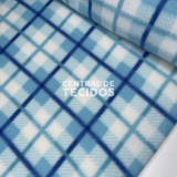 Soft Térmico Xadrez Tons de Azul