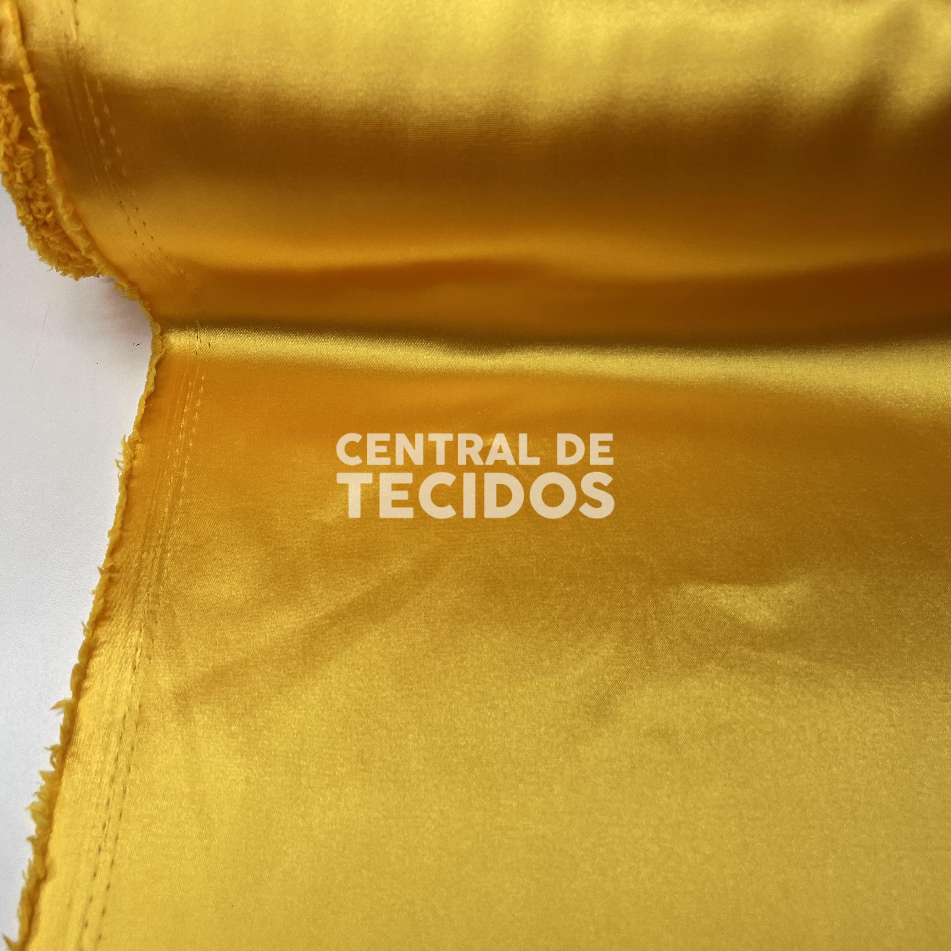 Cetim com Elastano Amarelo