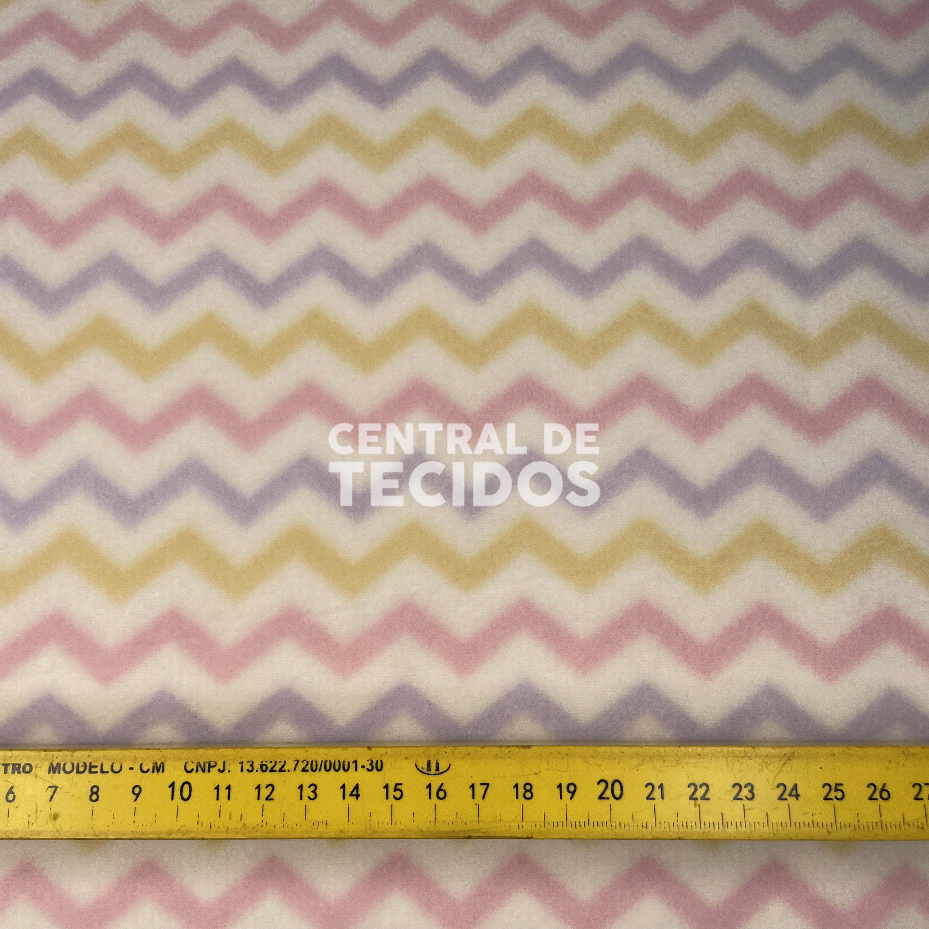 Soft Térmico Zig Zag Rosa Roxo e Amarelo