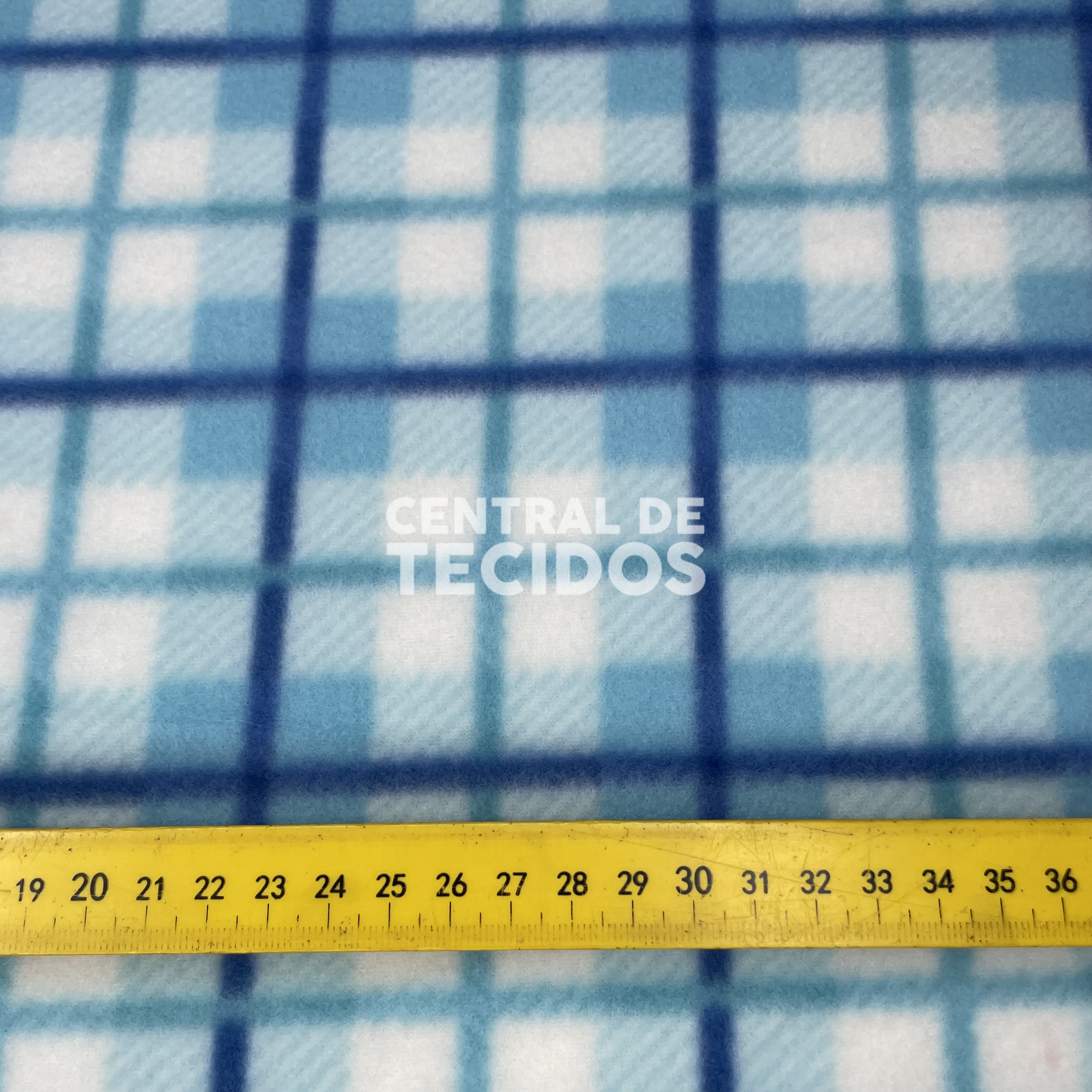 Soft Térmico Xadrez Tons de Azul
