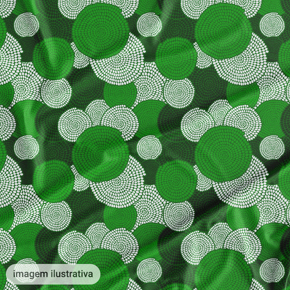 Oxford Digital Étnico Círculos Verde