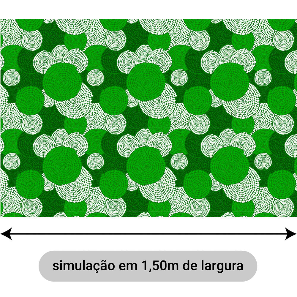Oxford Digital Étnico Círculos Verde