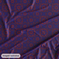 Oxford Digital Círculos Mandala Vermelho Fundo Azul