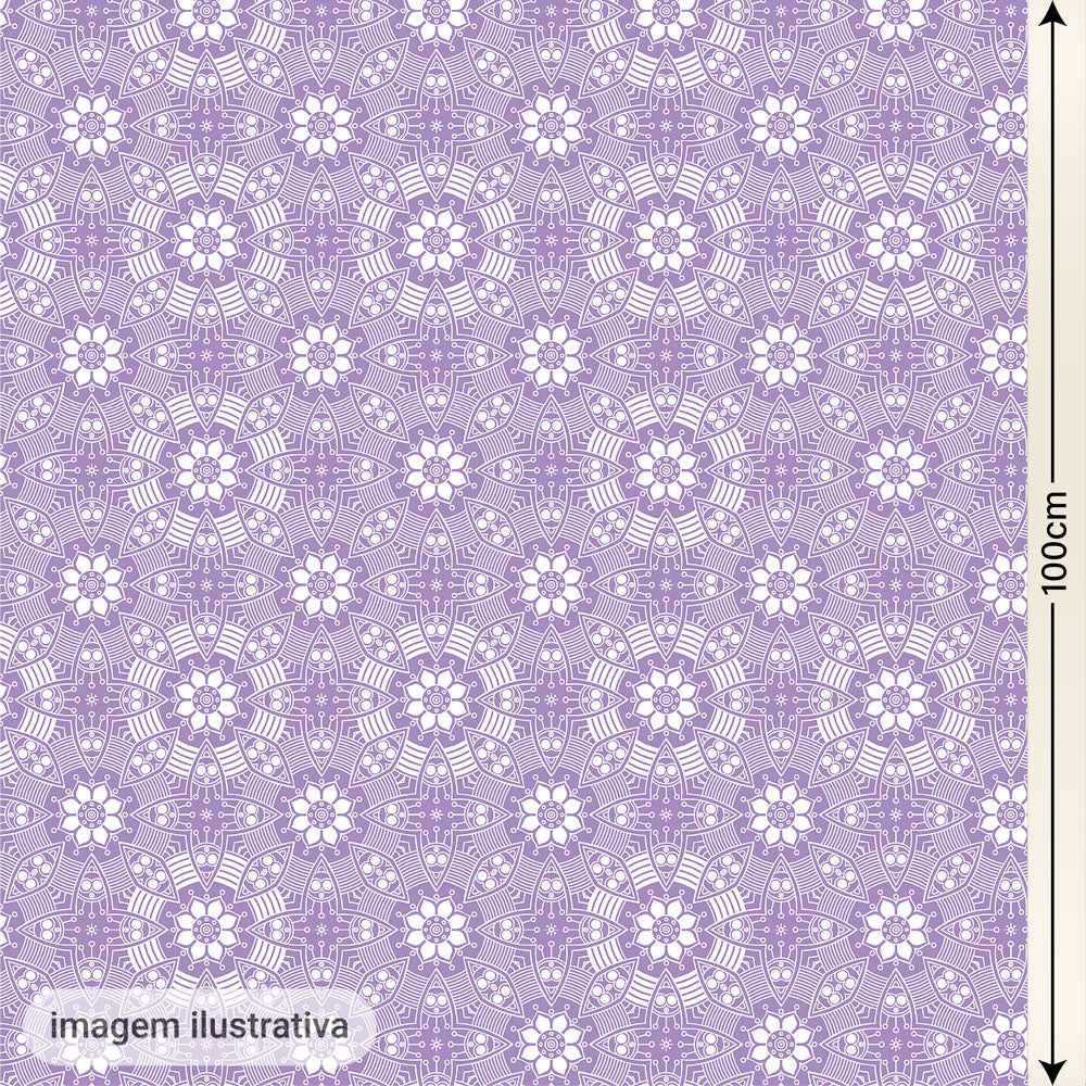 Oxford Digital Círculos Mandala Lilás