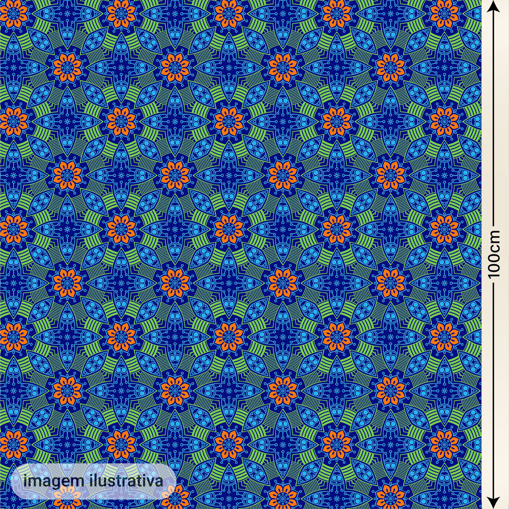 Oxford Digital Círculos Mandala Três Tons