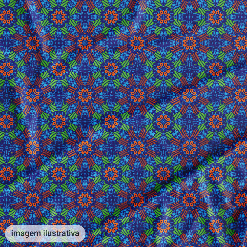 Oxford Digital Círculos Mandala Quatro Tons