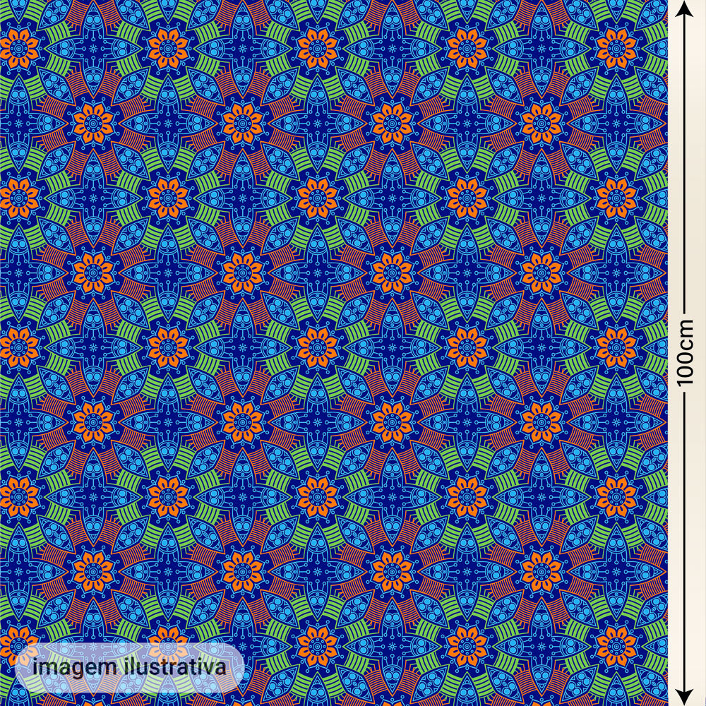 Oxford Digital Círculos Mandala Quatro Tons