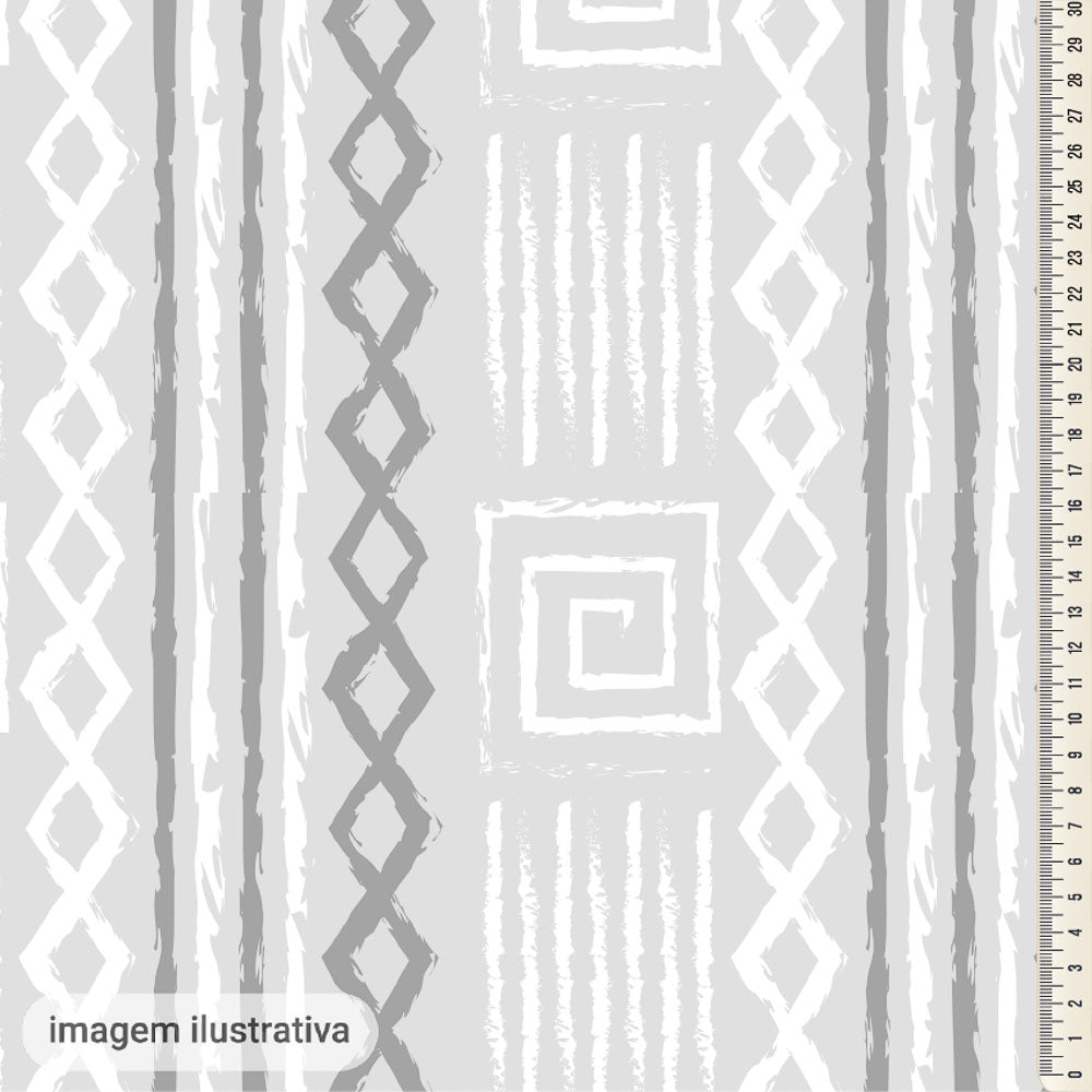 Oxford Digital Tribal Cinza
