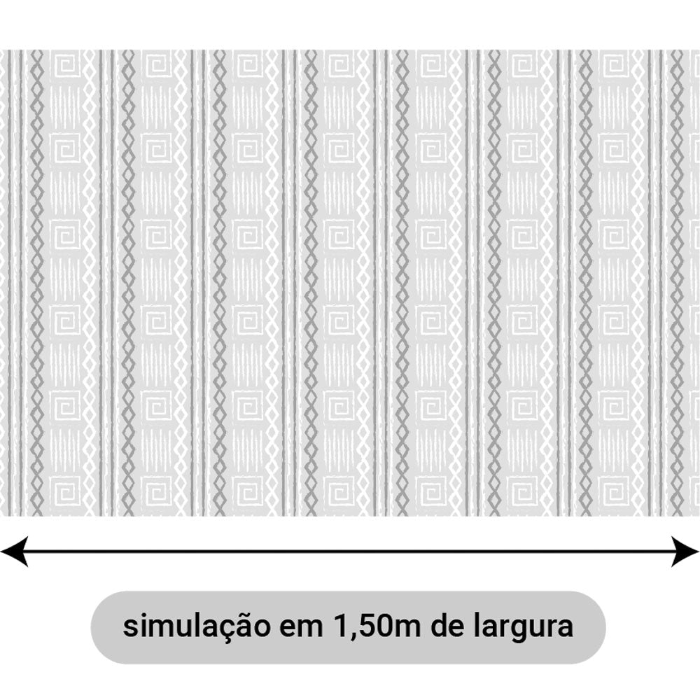 Oxford Digital Tribal Cinza