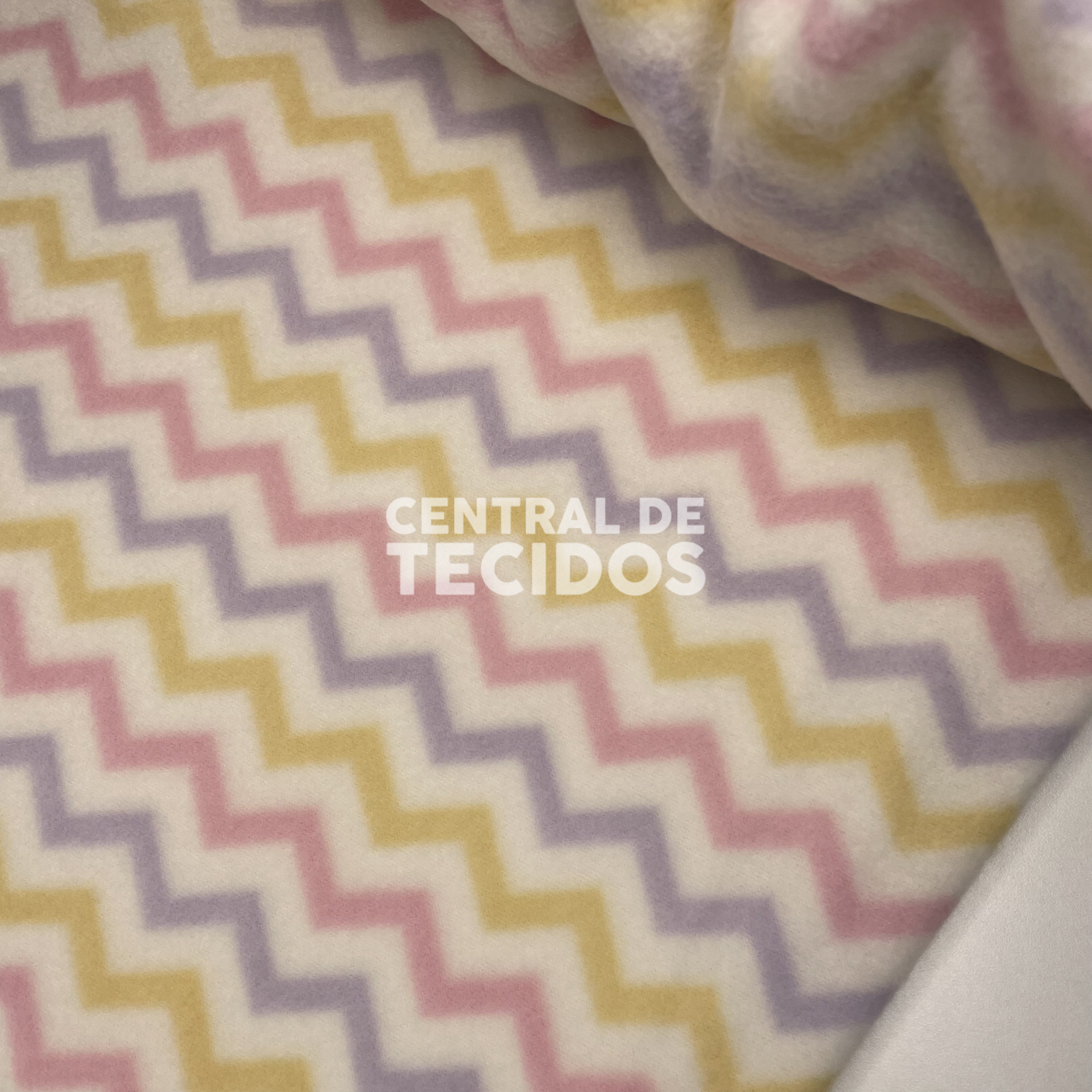 Soft Térmico Zig Zag Rosa Roxo e Amarelo