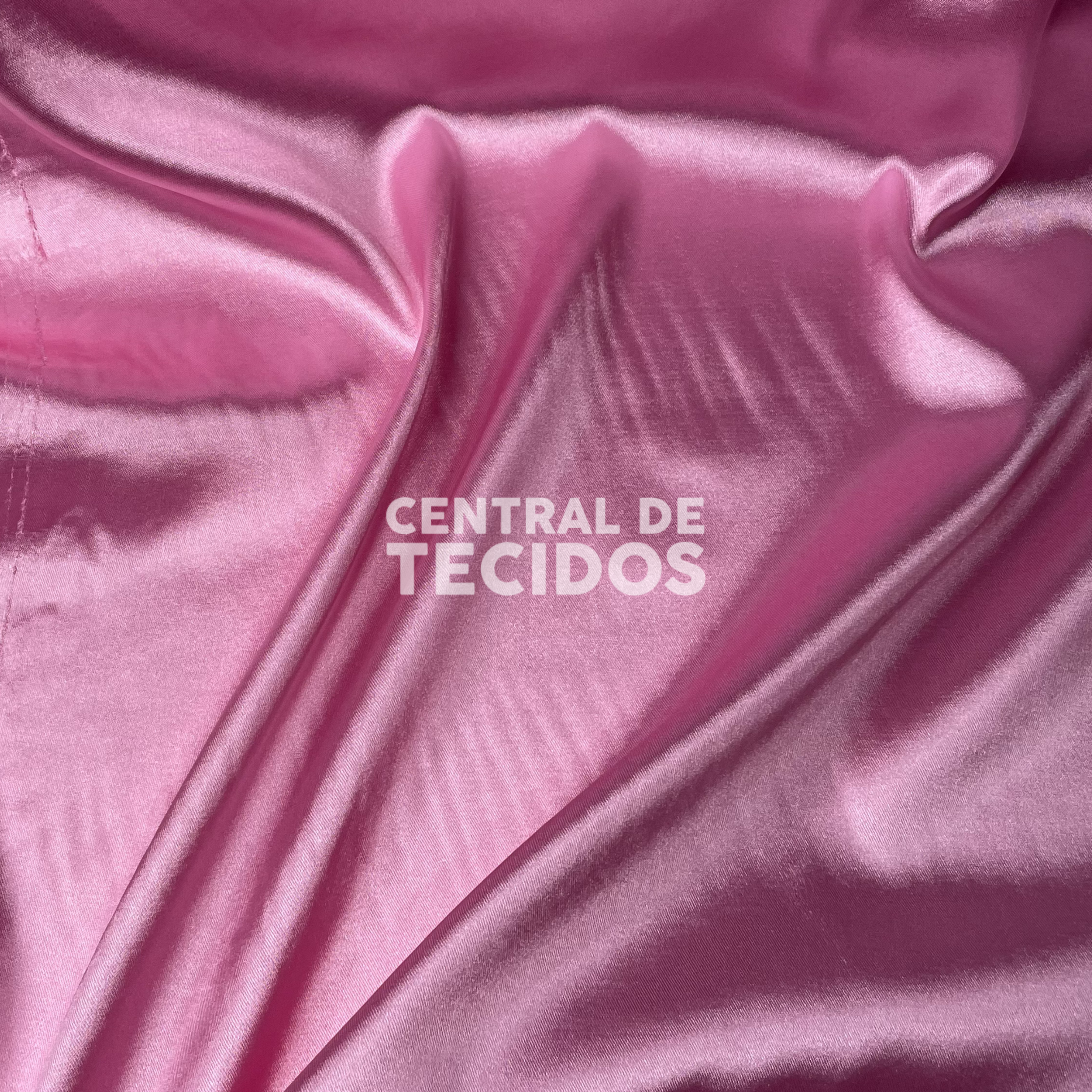 Cetim com Elastano Rosa