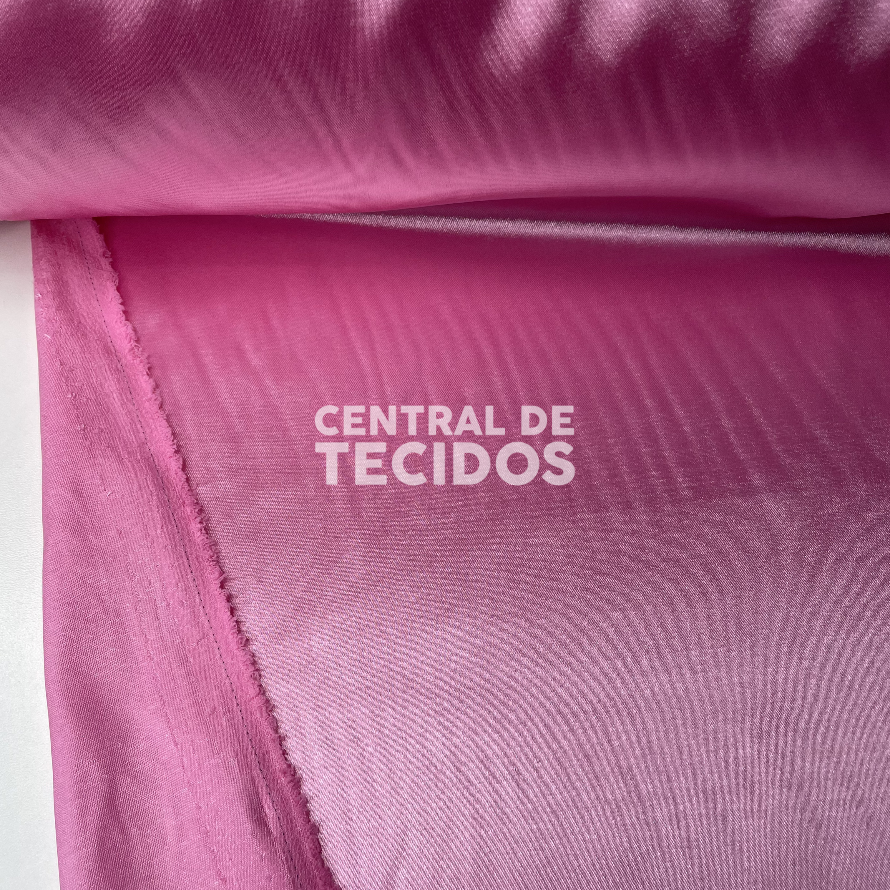 Cetim com Elastano Rosa