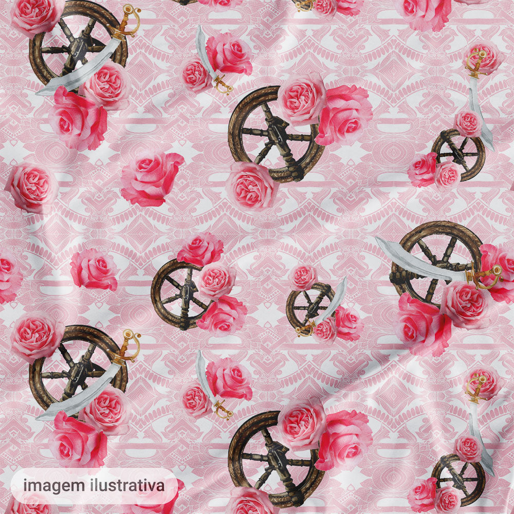 Oxford Digital Obá Espadas e Flores Rosa