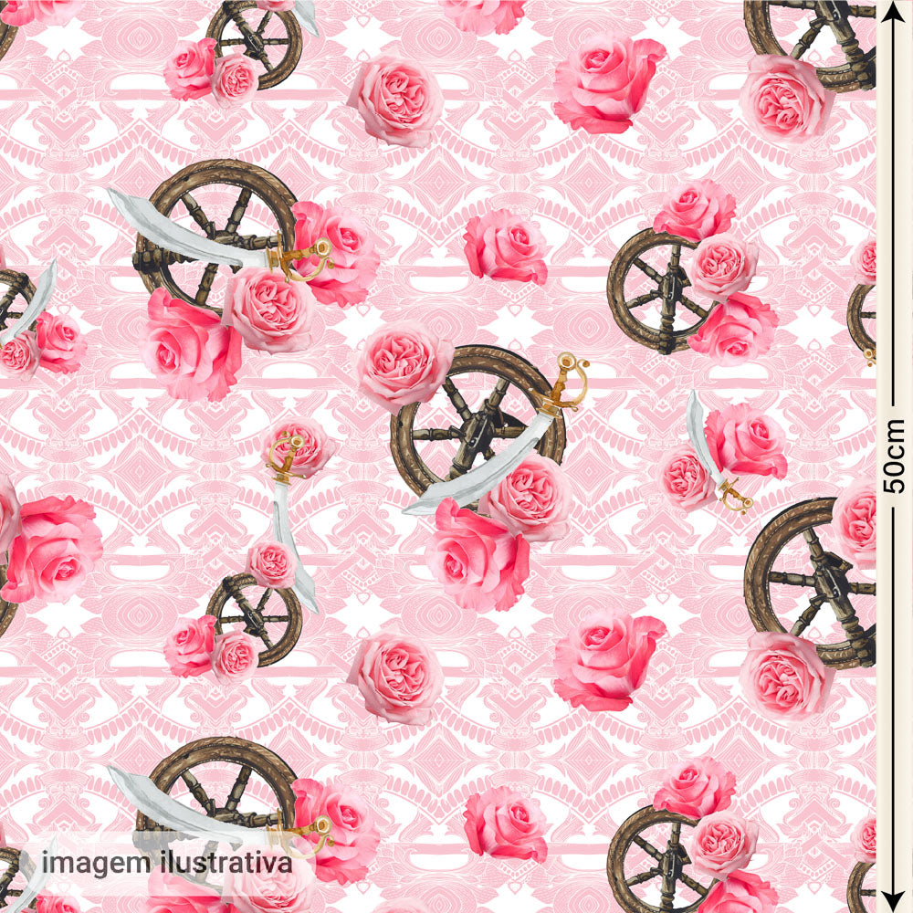 Oxford Digital Obá Espadas e Flores Rosa