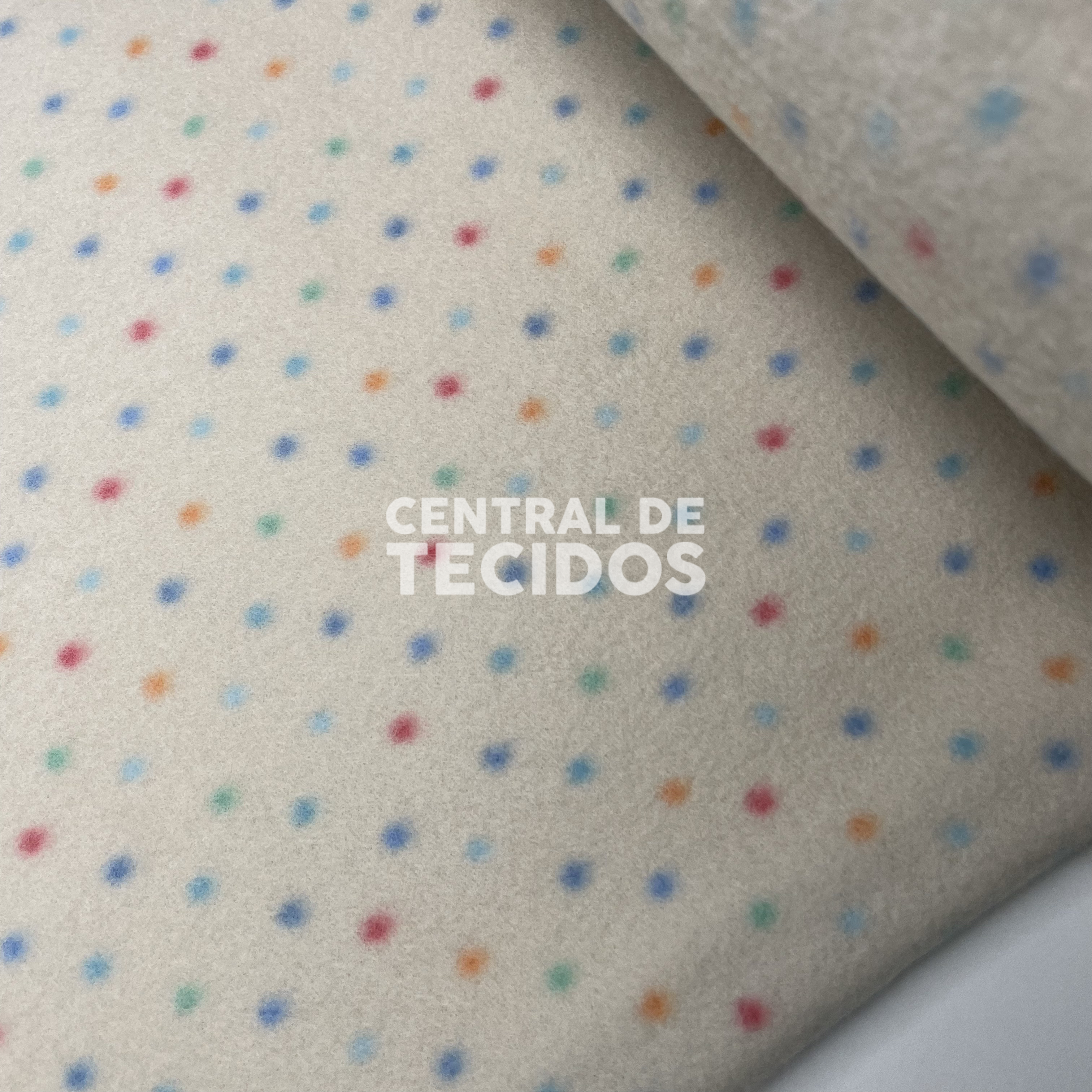 Soft Térmico Bolinhas Fundo Creme P