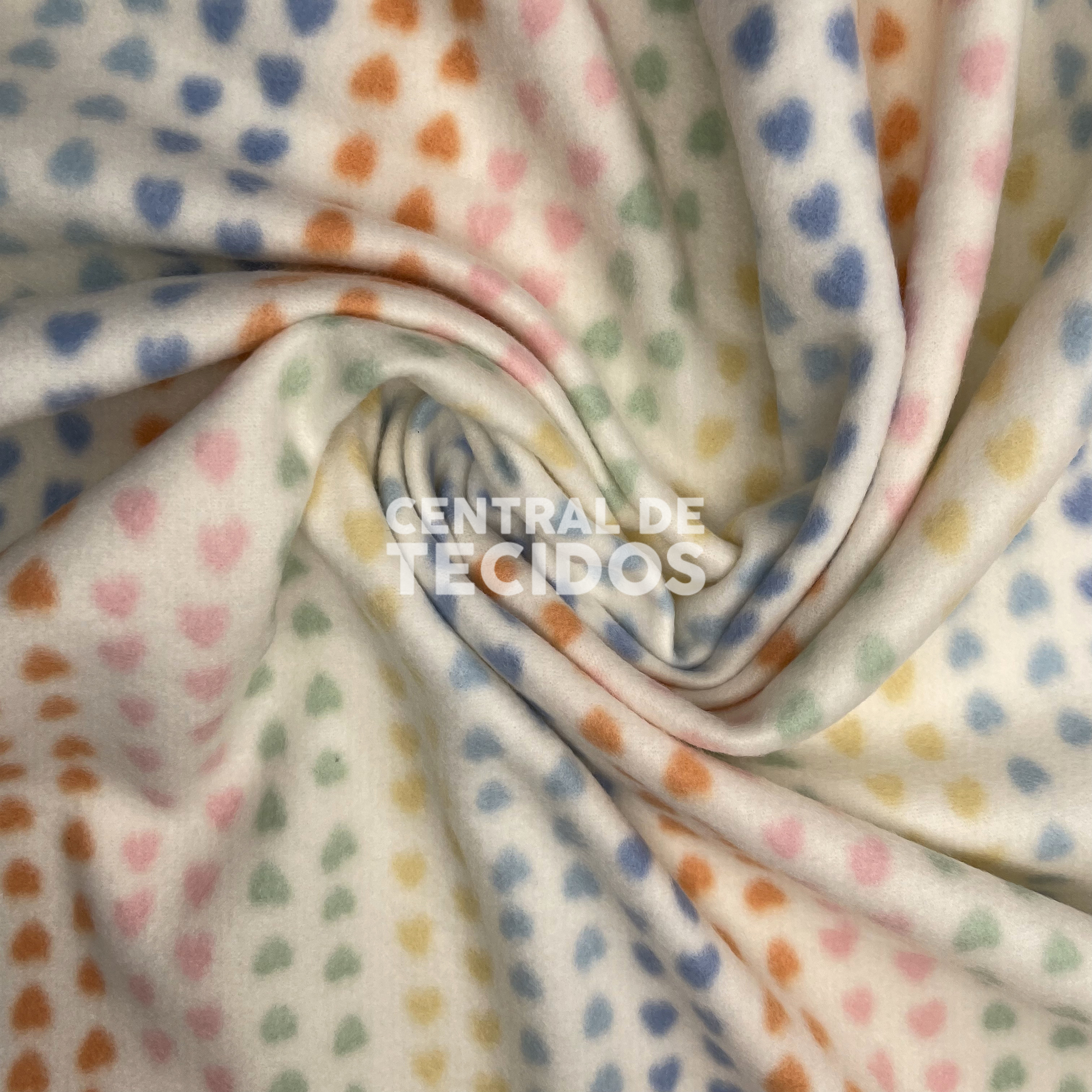 Soft Térmico Arco-Íris de Corações