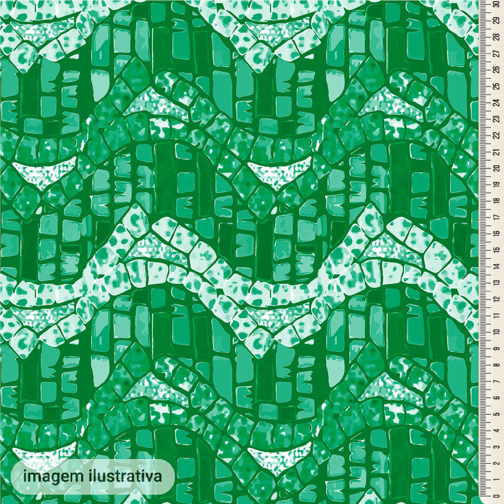 Oxford Digital Azulejo Bamboo Verde