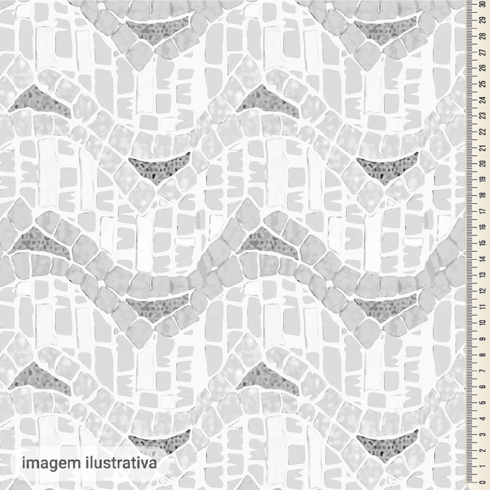 Oxford Digital Azulejo Bamboo Cinza