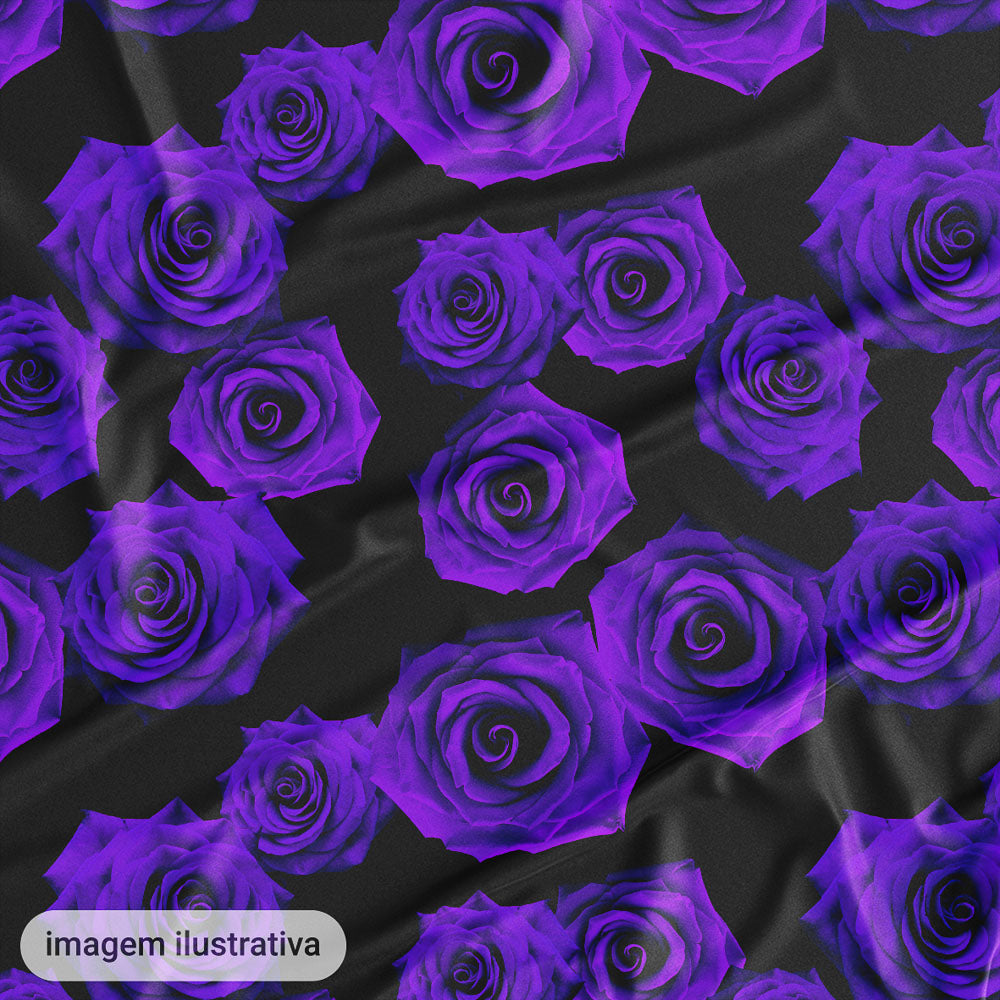 Oxford Digital Rosas Reais Roxas