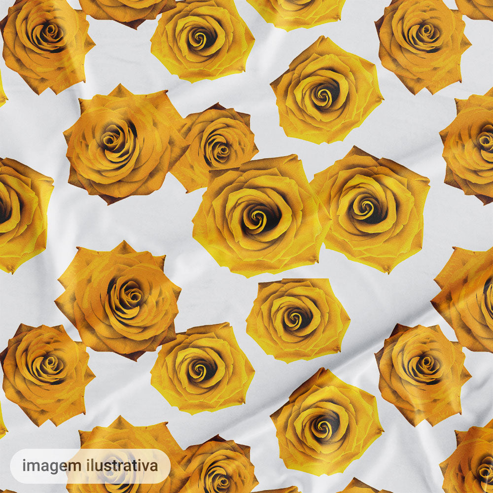 Oxford Digital Rosas Reais Amarelas