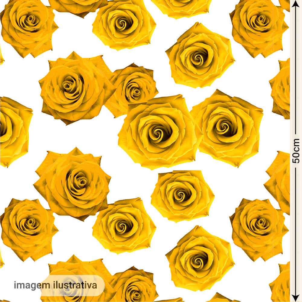 Oxford Digital Rosas Reais Amarelas