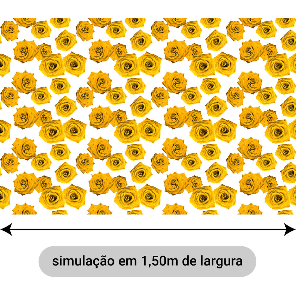 Oxford Digital Rosas Reais Amarelas