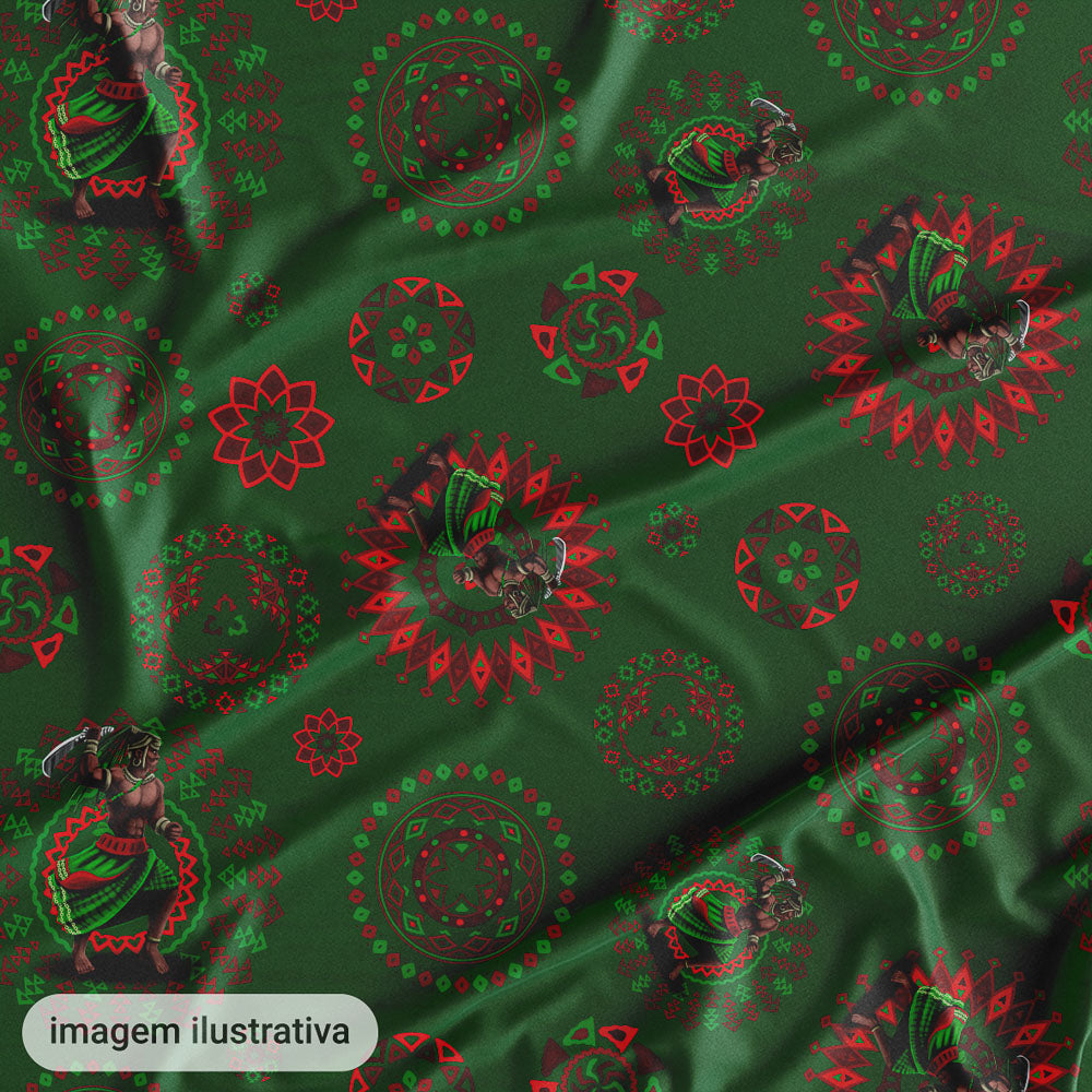 Oxford Digital Estampado Ogum Ogunhê Grande