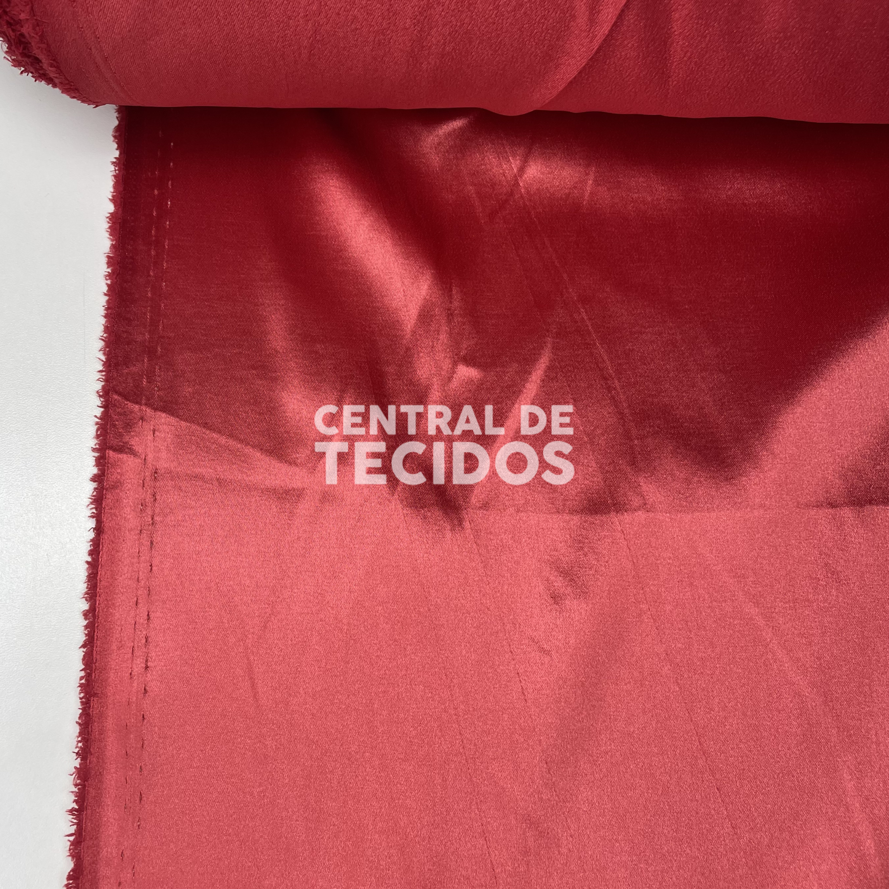 Cetim com Elastano Vermelho
