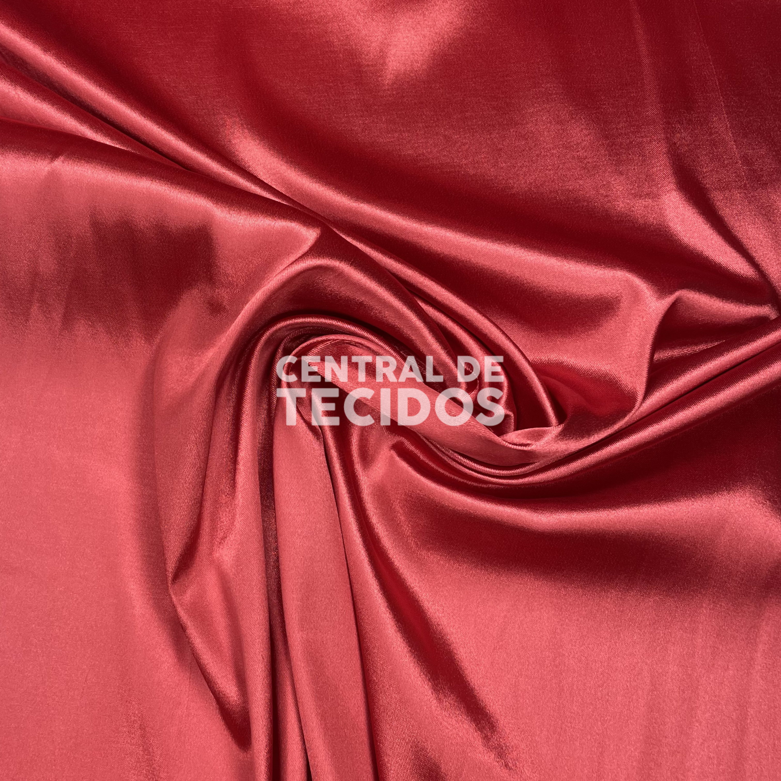 Cetim com Elastano Vermelho