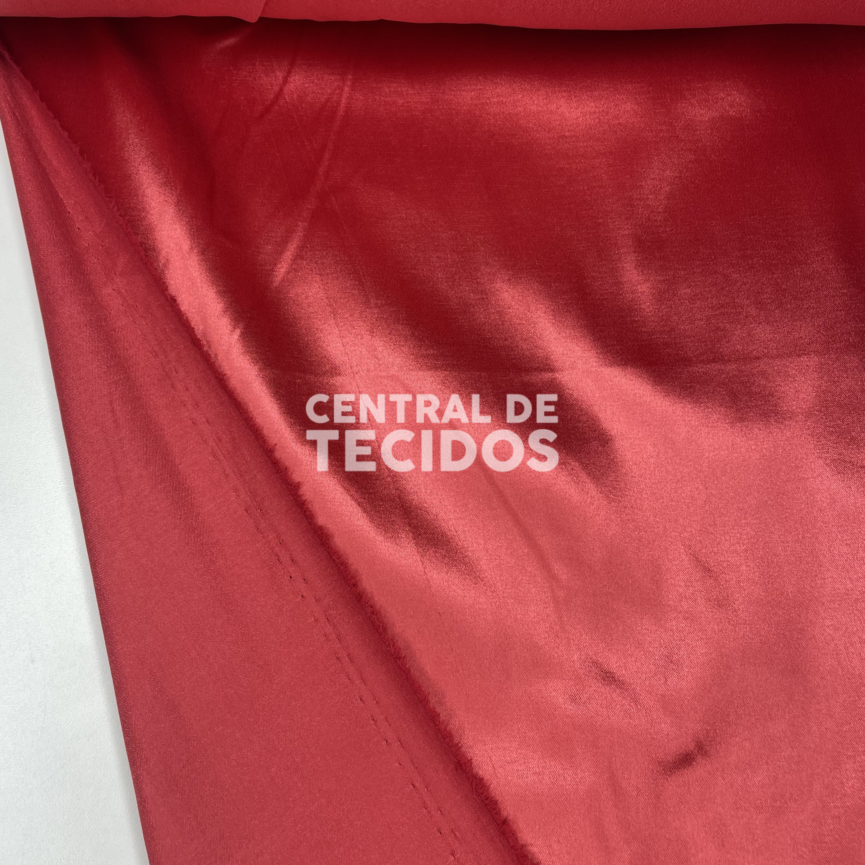 Cetim com Elastano Vermelho