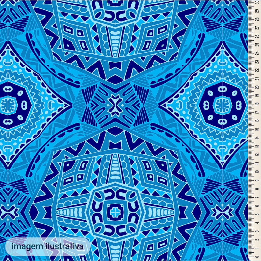 Oxford Digital Mandalas Azul