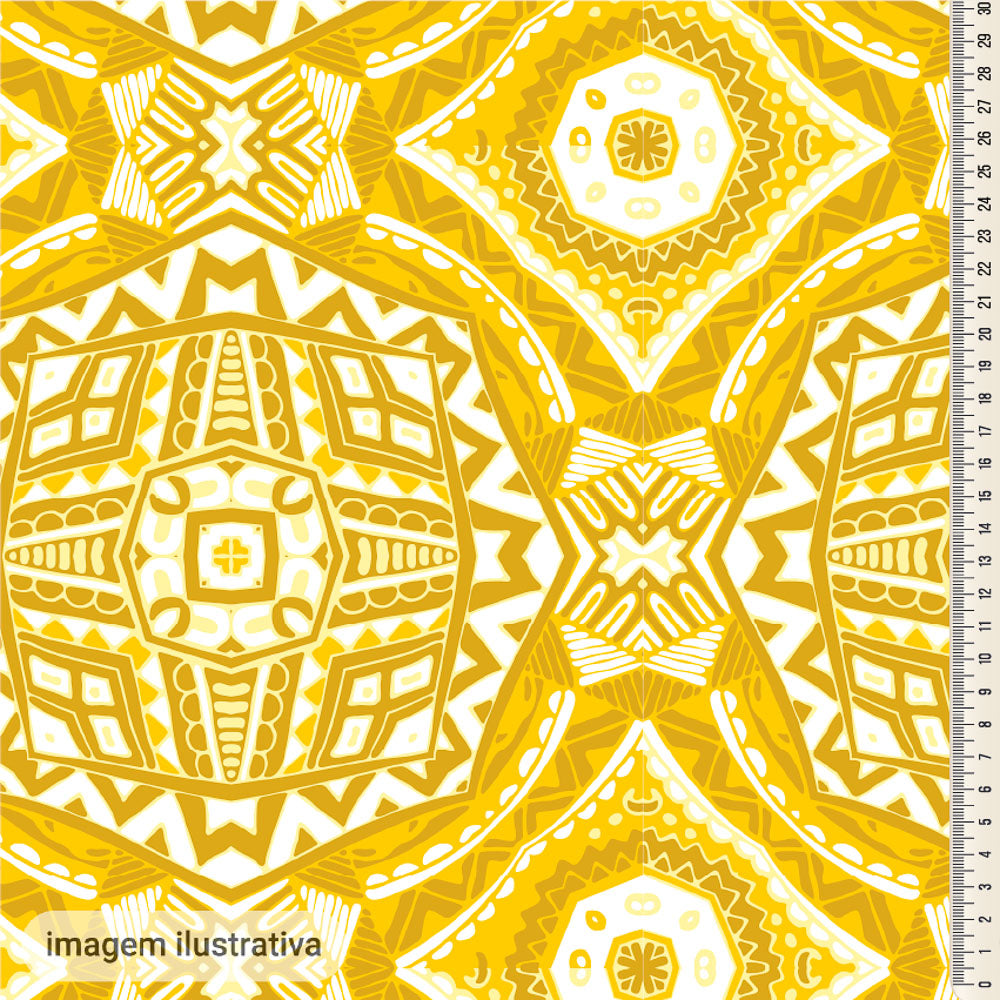 Oxford Digital Mandalas Amarelo
