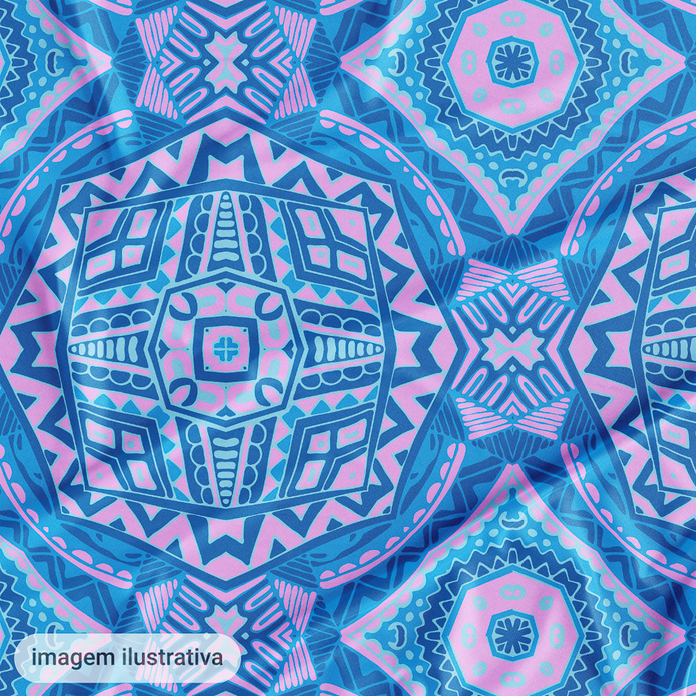 Oxford Digital Mandalas Rosa e Azul