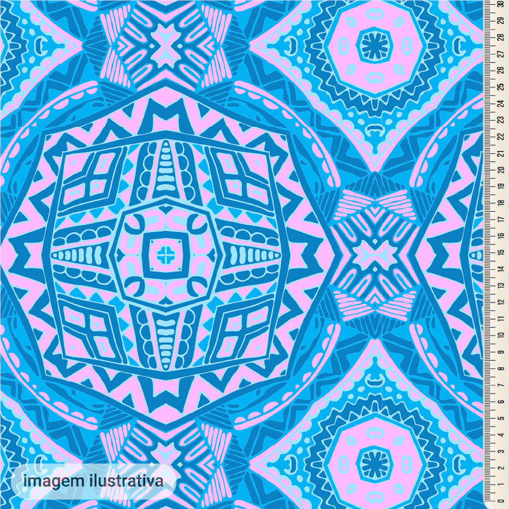 Oxford Digital Mandalas Rosa e Azul