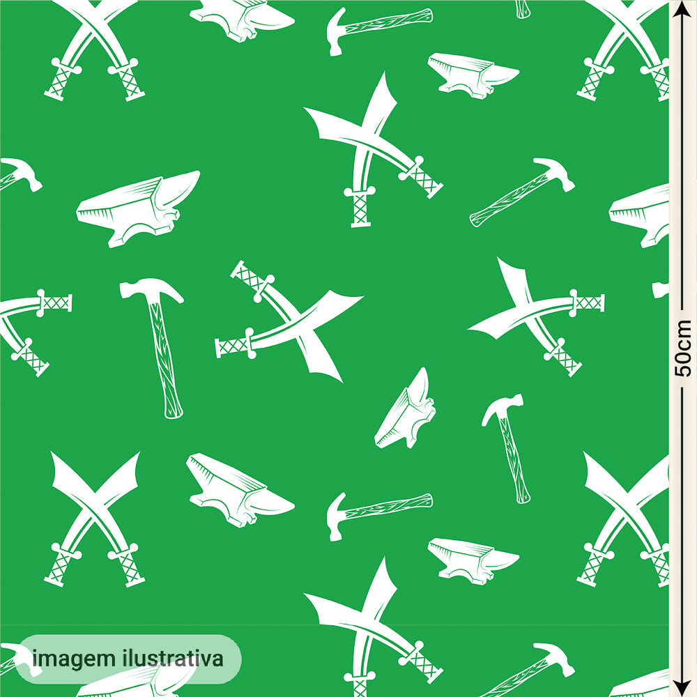 Oxford Digital Martelos de Ogum Fundo Verde