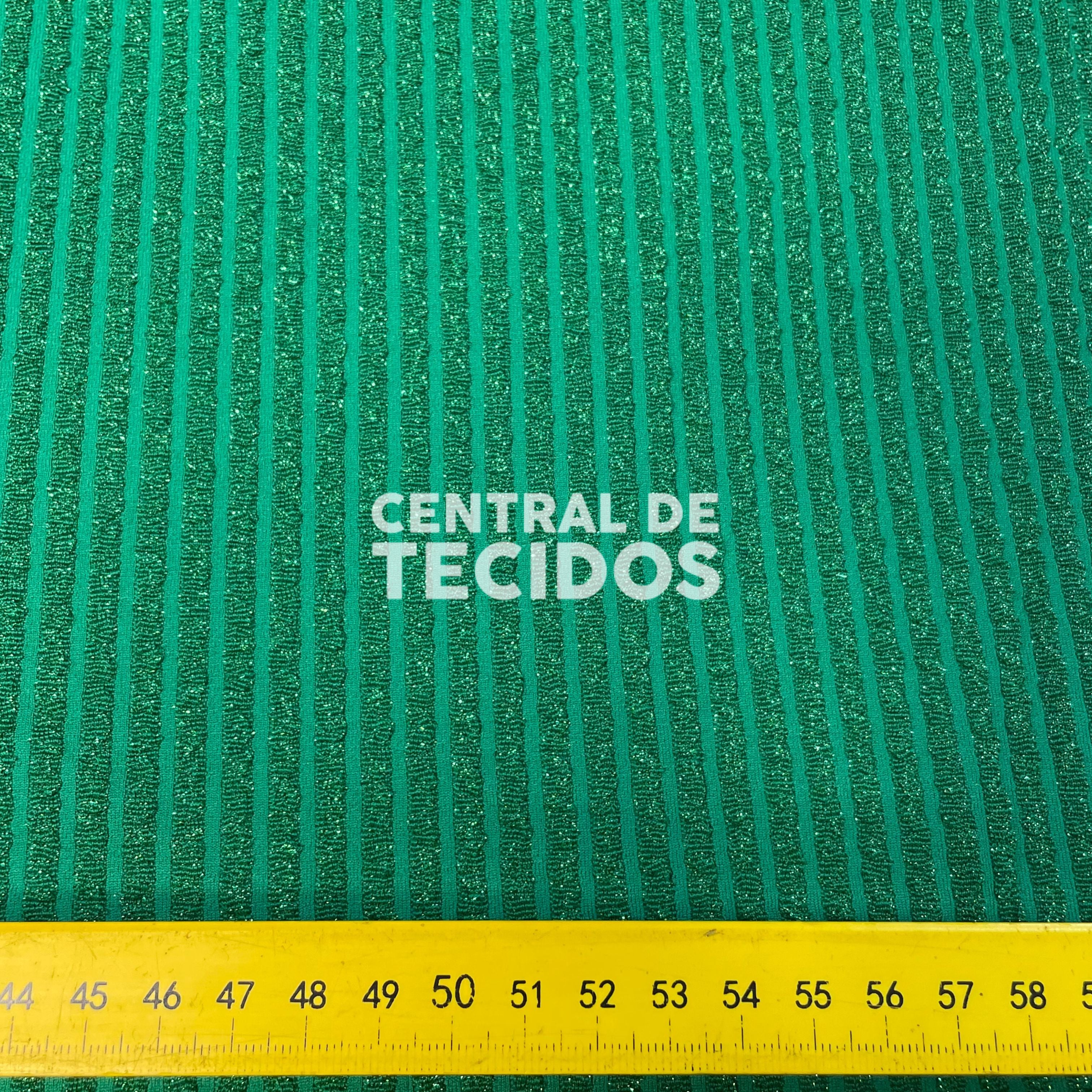 Lurex Stripe Shine Verde Floresta