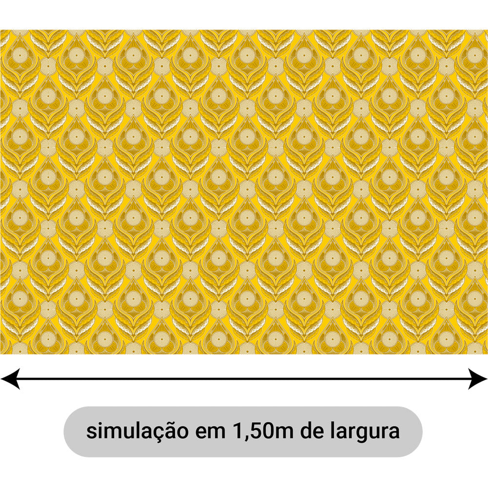 Oxford Digital Penas Amarelo Fundo Amarelo