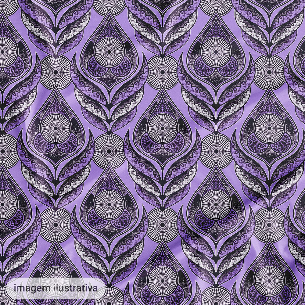 Oxford Digital Penas Roxo Fundo Lilás