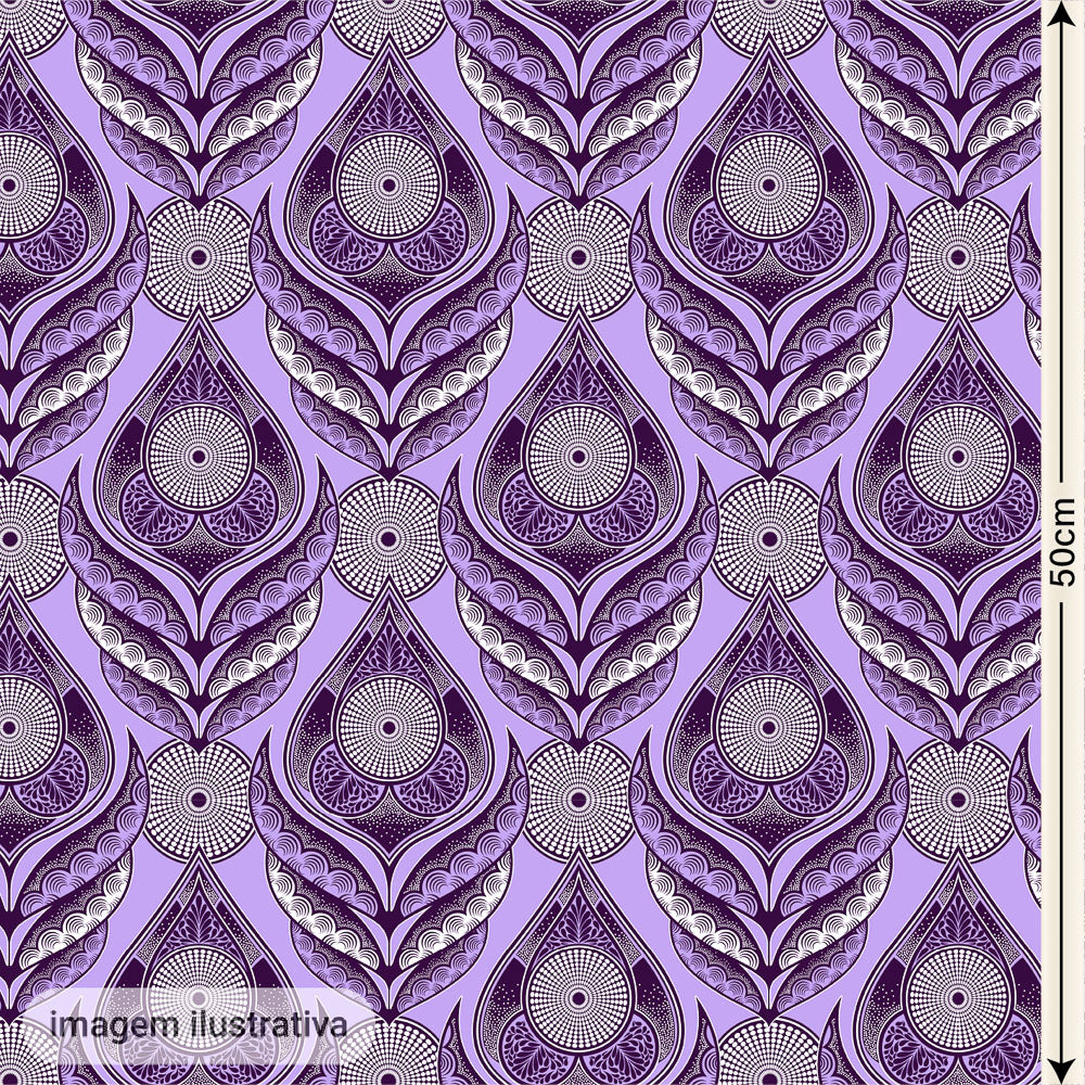 Oxford Digital Penas Roxo Fundo Lilás