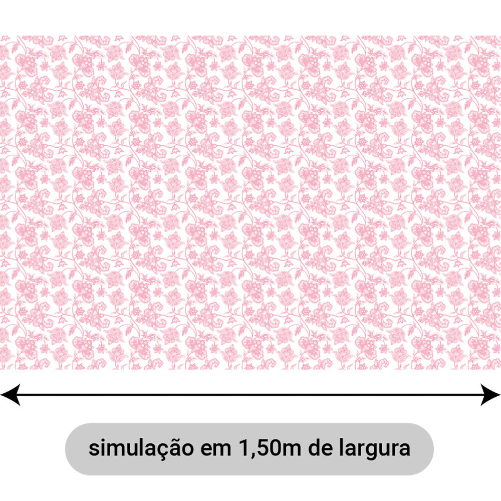 Oxford Digital Folk Paisley Rosa