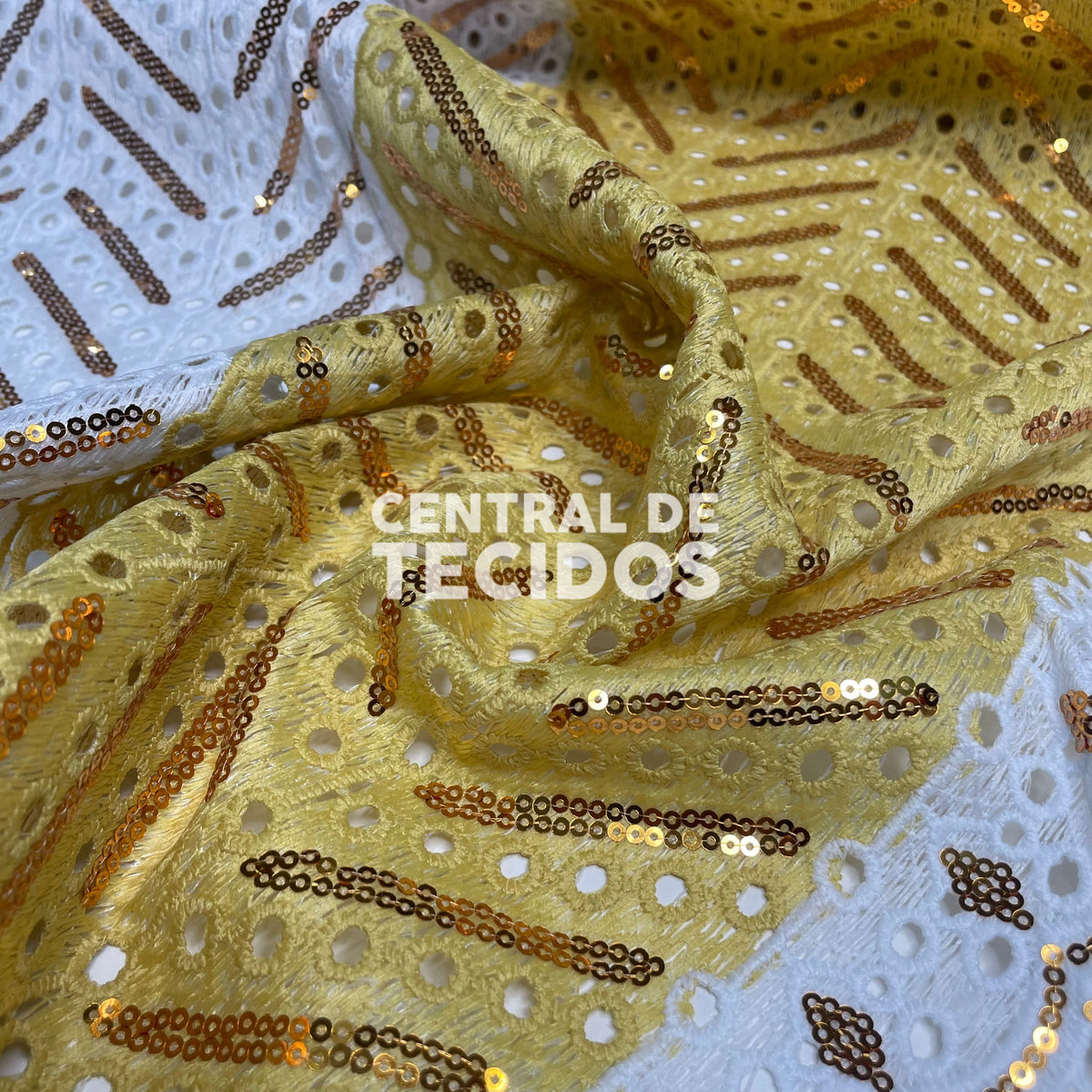 Guipir Zanzibar Branco e Amarelo