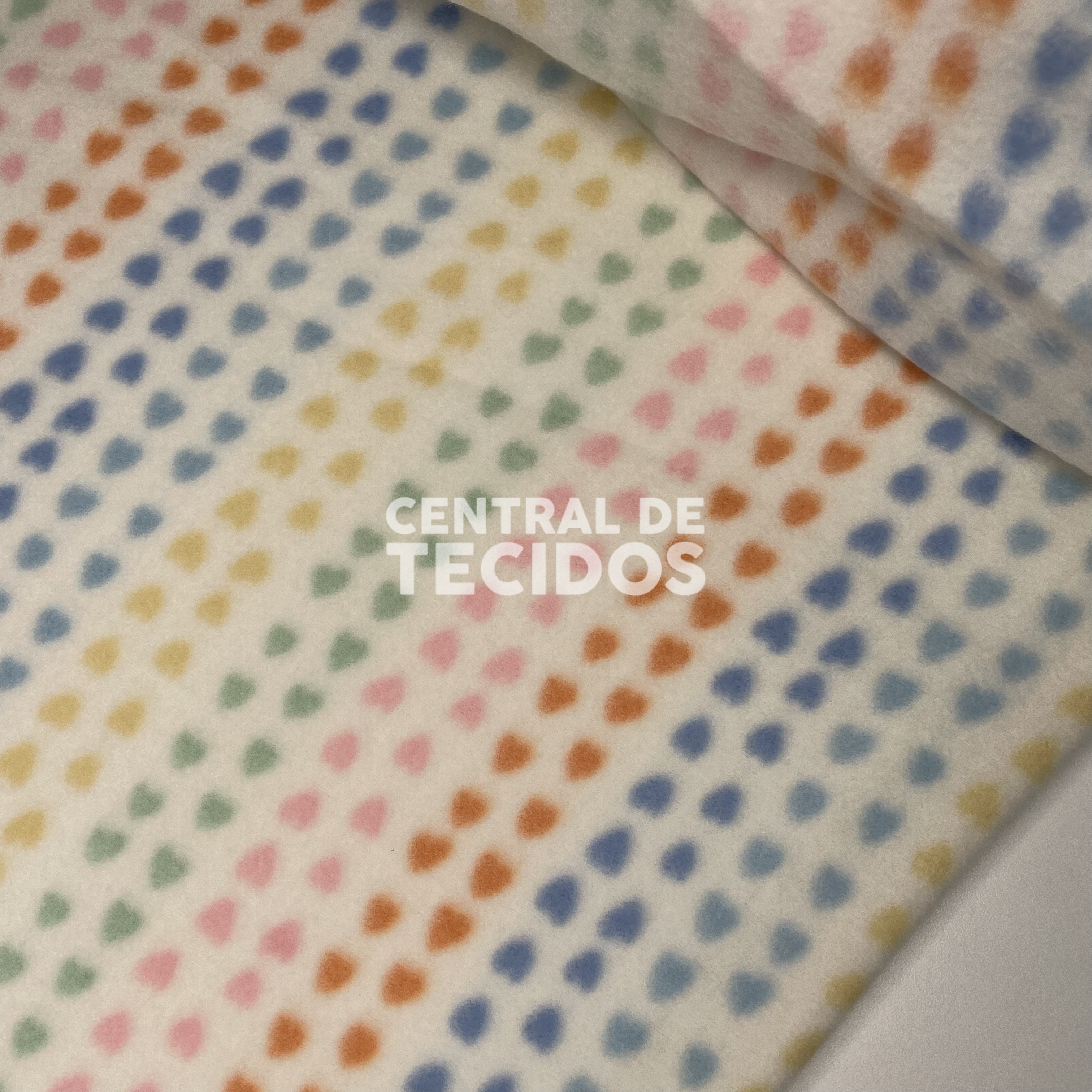Soft Térmico Arco-Íris de Corações
