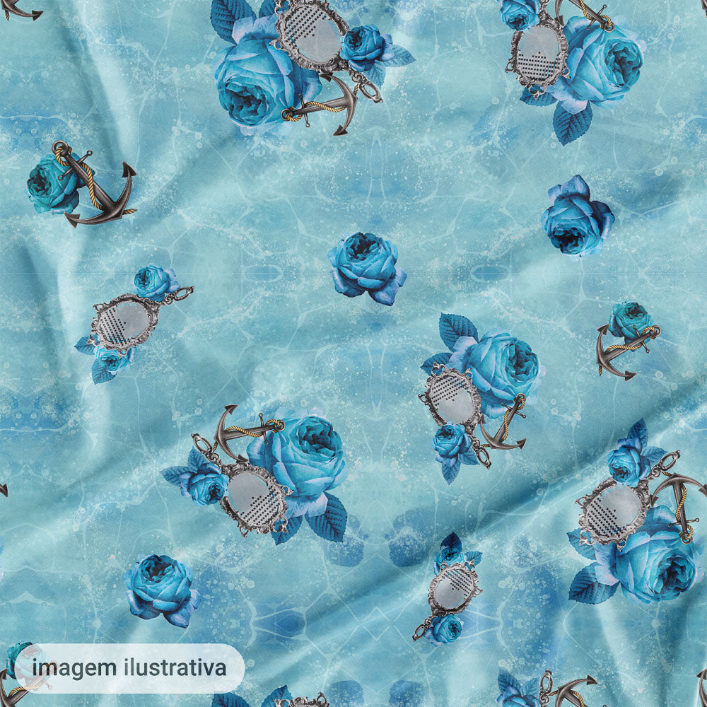 Oxford Digital Iemanjá Rosas Espelhos Âncoras